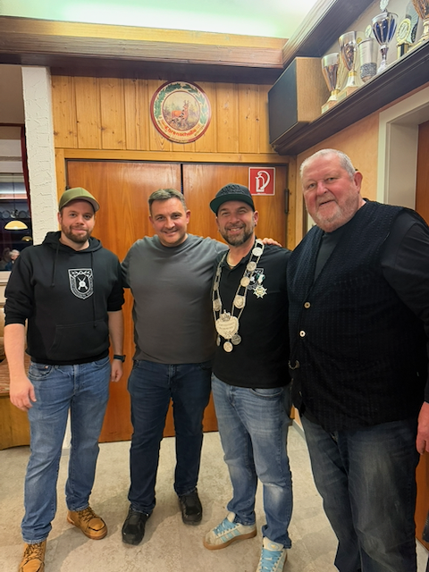 Neuer König, Veit Mayer, und alter König, Klaus Deiß